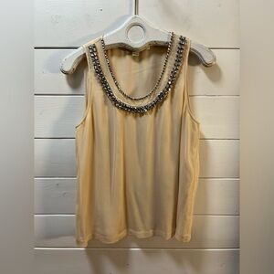 DIANE VON FURSTENBERG – Silk Embellished Top (M)